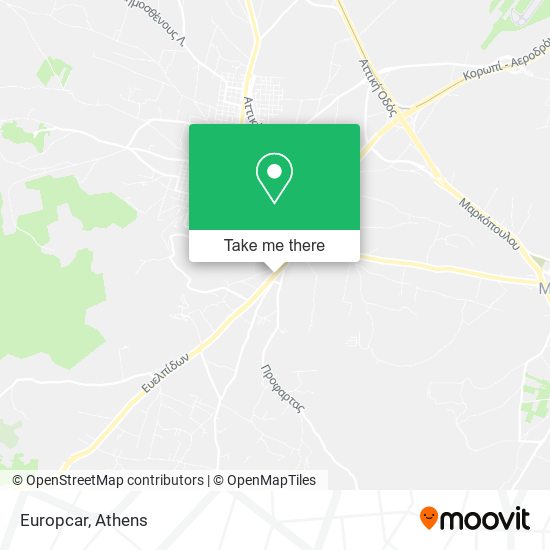 Europcar map