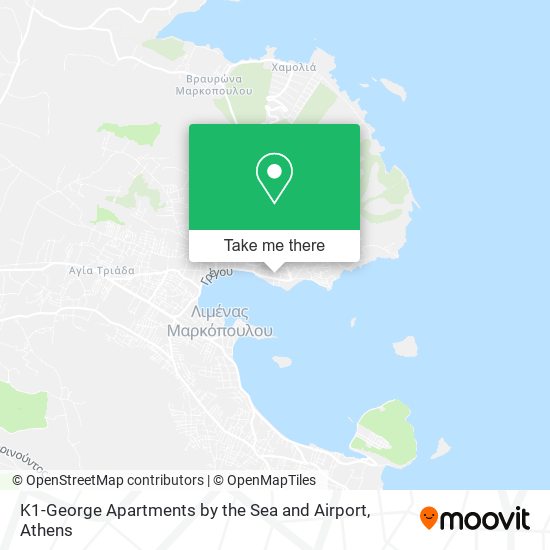 K1-George Apartments by the Sea and Airport map