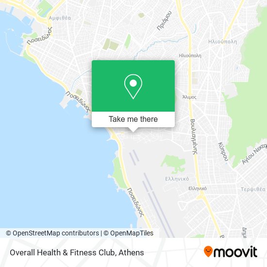 Overall Health & Fitness Club map