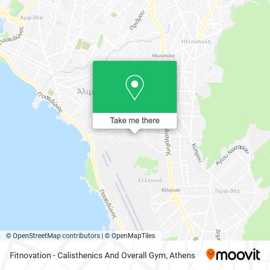 Fitnovation - Calisthenics And Overall Gym map