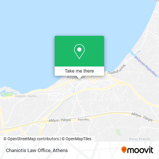 Chaniotis Law Office map