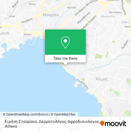 Ειρήνη Σταύρακα, Δερματολόγος-Αφροδισιολόγος map