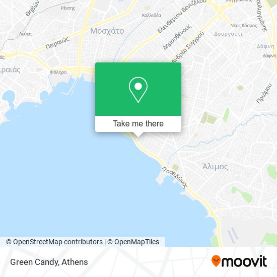 Green Candy map
