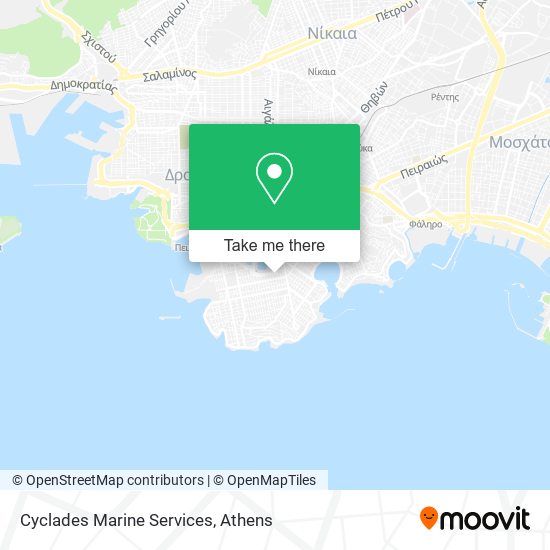 Cyclades Marine Services map