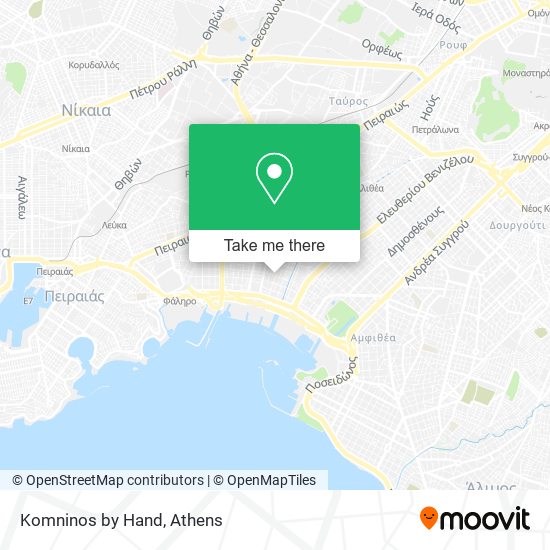 Komninos by Hand map