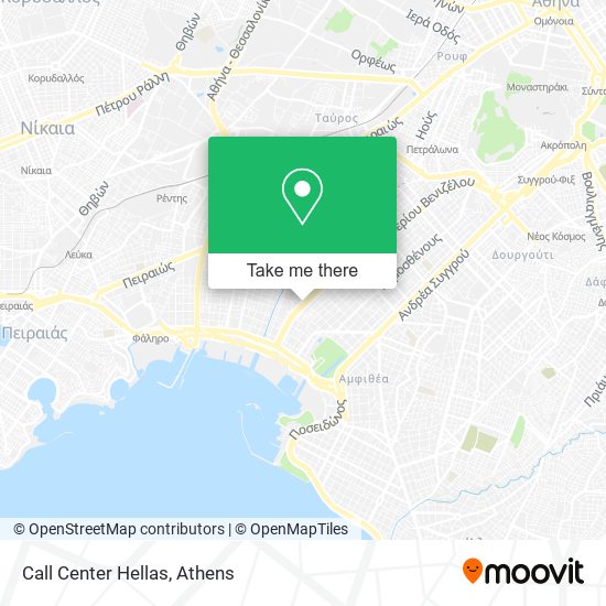 Call Center Hellas map