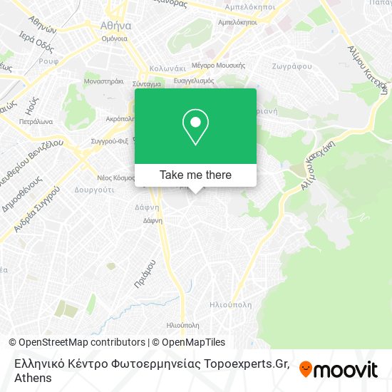 Ελληνικό Κέντρο Φωτοερμηνείας Topoexperts.Gr map