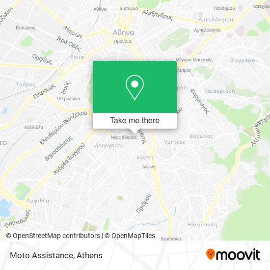 Moto Assistance map