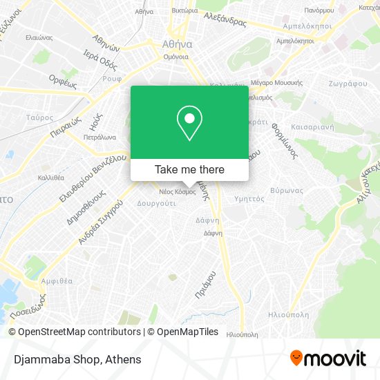 Djammaba Shop map