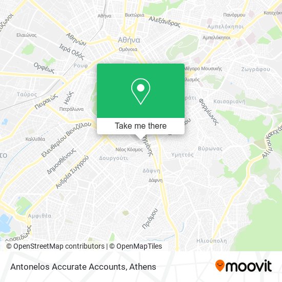 Antonelos Accurate Accounts map