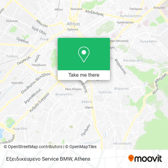 Εξειδικευμενο Service BMW map