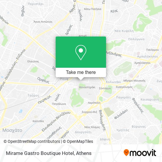 Mirame Gastro Boutique Hotel map