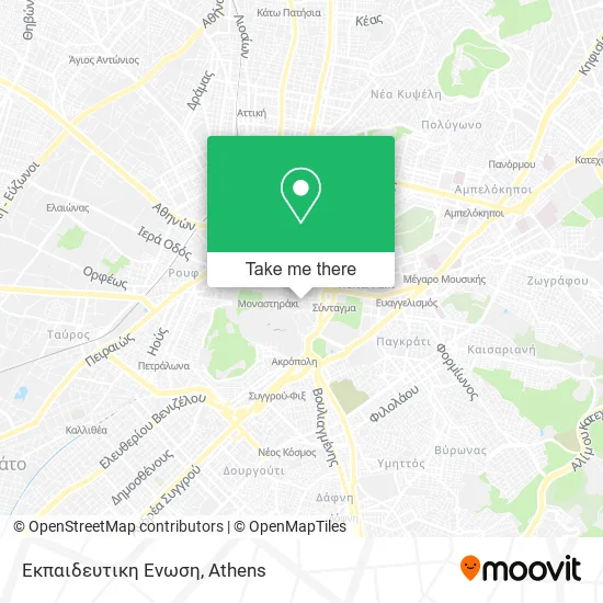 Εκπαιδευτικη Ενωση map