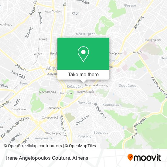 Irene Angelopoulos Couture map
