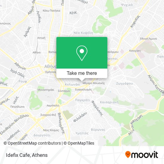 Idefix Cafe map