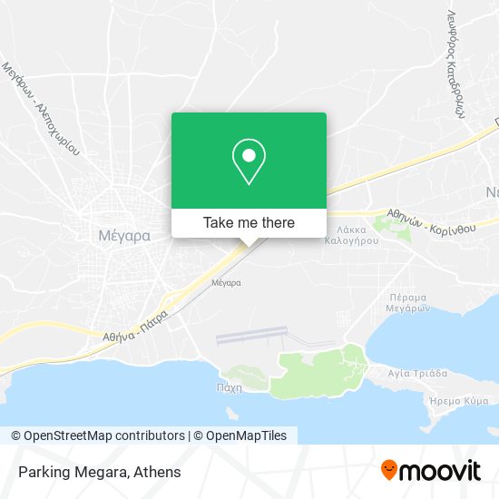 Parking Megara map