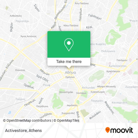 Activestore map