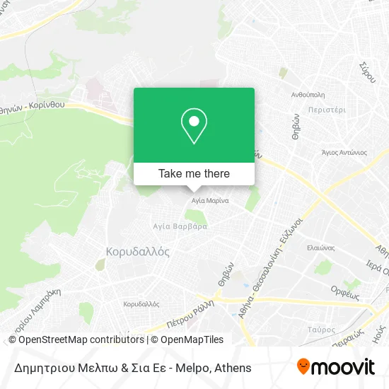 Δημητριου Μελπω & Σια Εε - Melpo map