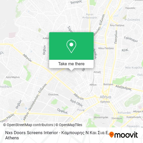 Nxs Doors Screens Interior - Καμπουρης Ν Και Σια Ε map
