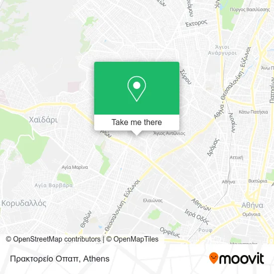 Πρακτορείο Οπαπ map