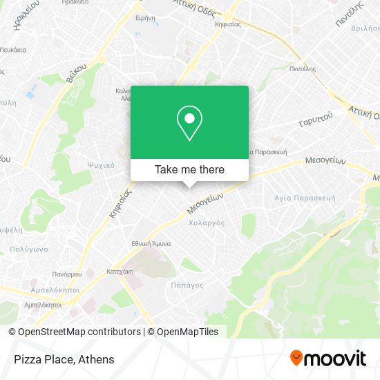 Pizza Place map