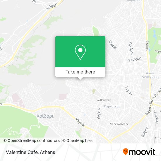 Valentine Cafe map