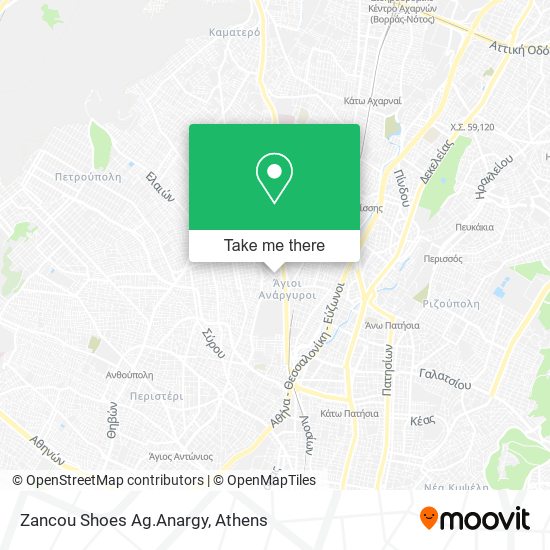 Zancou Shoes Ag.Anargy map
