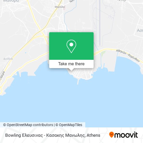 Bowling Ελευσινας - Κασακης Μανωλης map