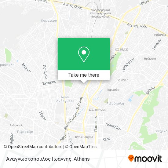 Αναγνωστοπουλος Ιωαννης map