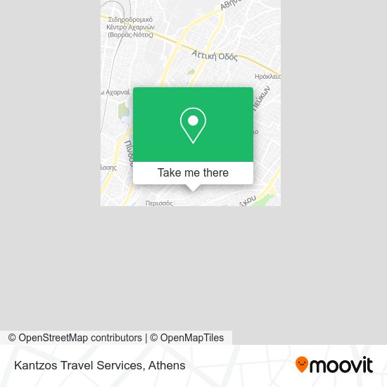 Kantzos Travel Services map