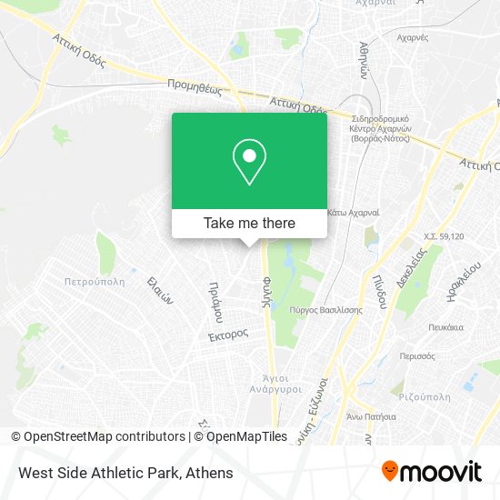 West Side Athletic Park map