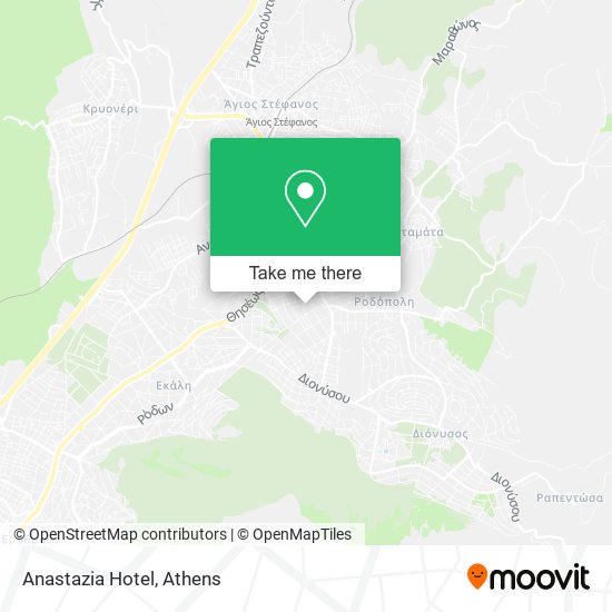 Anastazia Hotel map