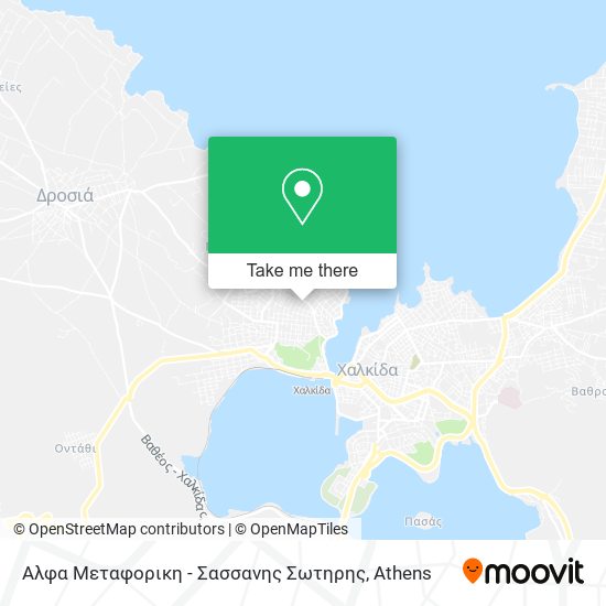 Αλφα Μεταφορικη - Σασσανης Σωτηρης map