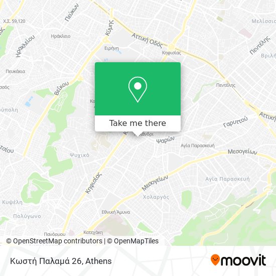 Κωστή Παλαμά 26 map