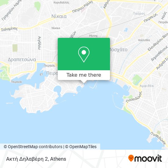 Ακτή Δηλαβέρη 2 map