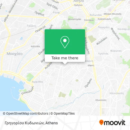 Γρηγορίου Κυδωνιών map