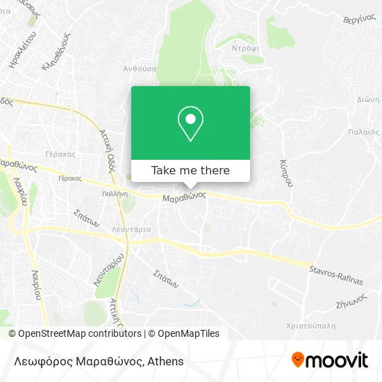 Λεωφόρος Μαραθώνος map