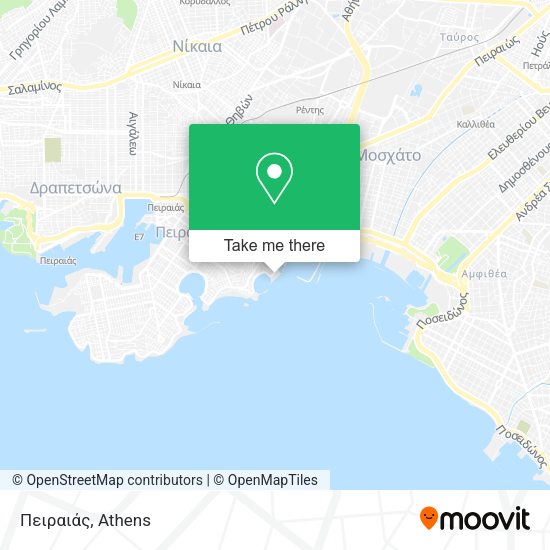 Πειραιάς map