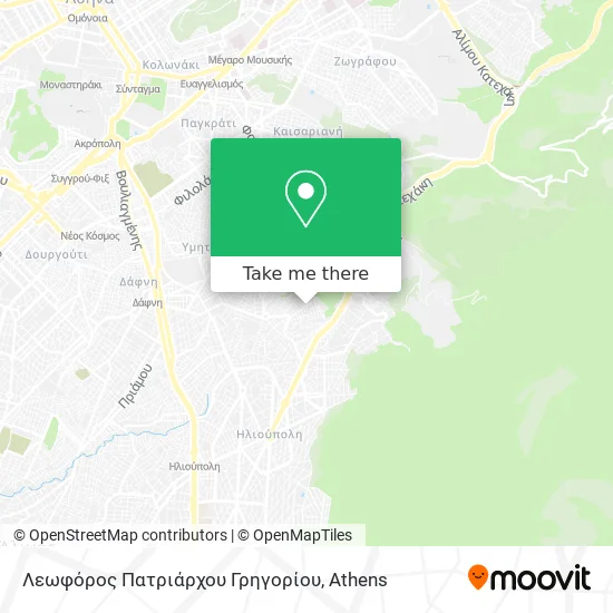 Λεωφόρος Πατριάρχου Γρηγορίου map