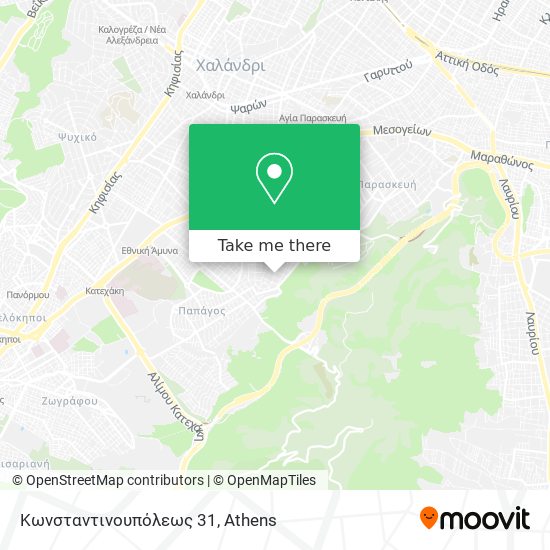 Κωνσταντινουπόλεως 31 map