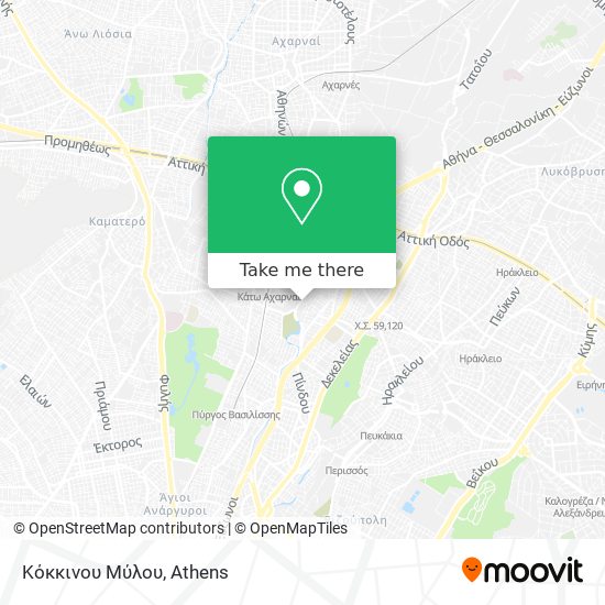 Κόκκινου Μύλου map