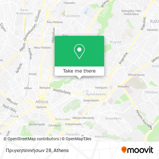 Πριγκηποννήσων 28 map
