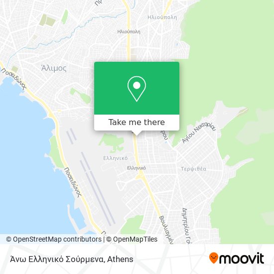 Άνω Ελληνικό Σούρμενα map