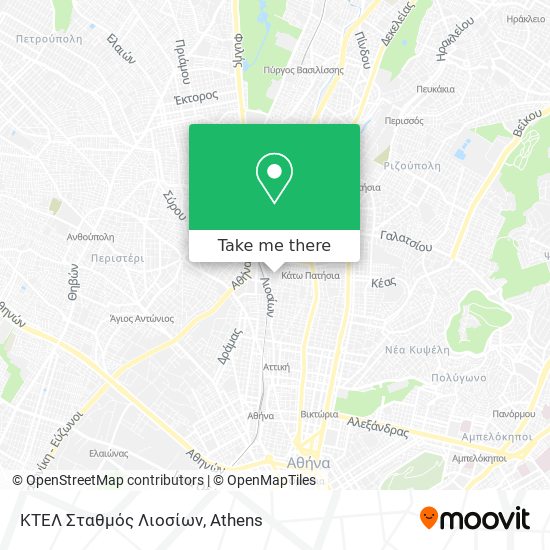 ΚΤΕΛ Σταθμός Λιοσίων map