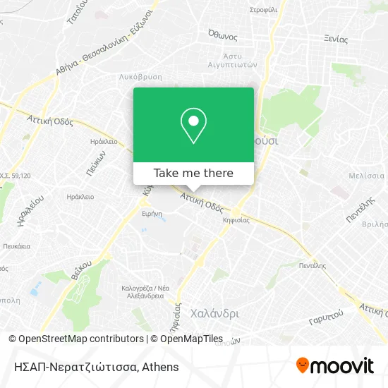 ΗΣΑΠ-Νερατζιώτισσα map