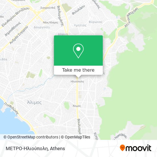 ΜΕΤΡΟ-Ηλιούπολη map