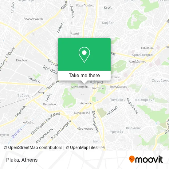 How to Get to Plaka in Athens by Bus, Subway, Train or Trolleybus?