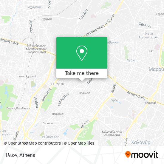 Ίλιον map