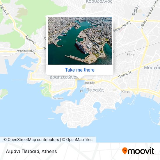 Λιμάνι Πειραιά map