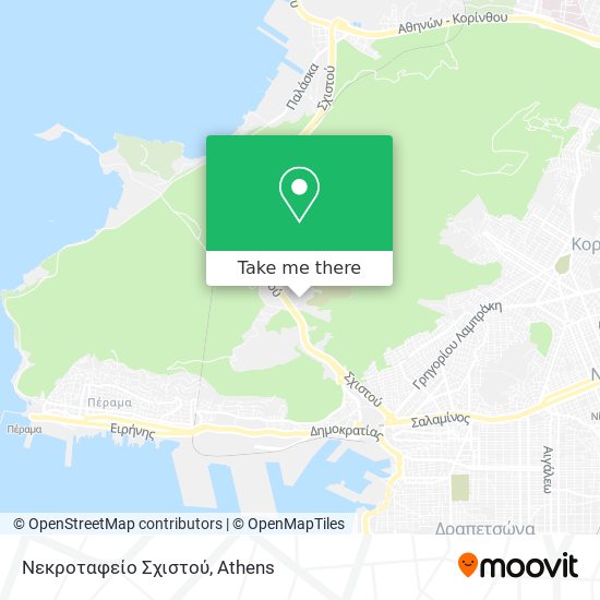 Νεκροταφείο Σχιστού map